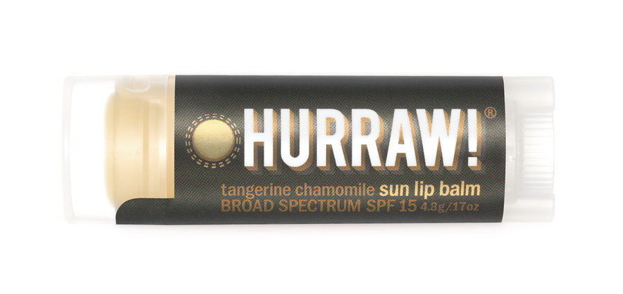 Бальзам для губ Hurraw! Sun Lip Balm Tangerine Chamomile (4,8 г) SPF15