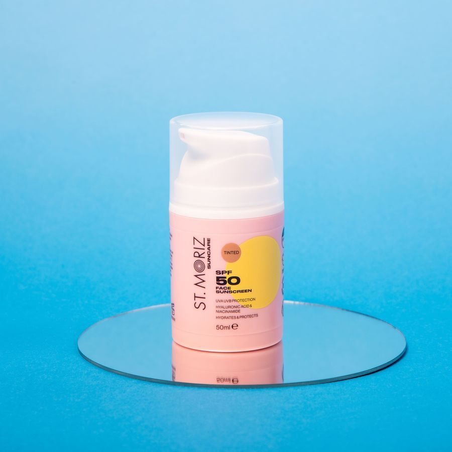 Тонуючий сонцезахист для обличчя St Moriz Suncare SPF 50 Tinted Face Sunscreen 50ml