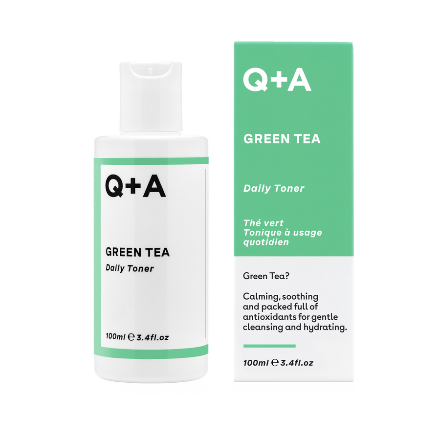Tонер для лица с зелёным чаем Q+A Green Tea Daily Toner 100 мл
