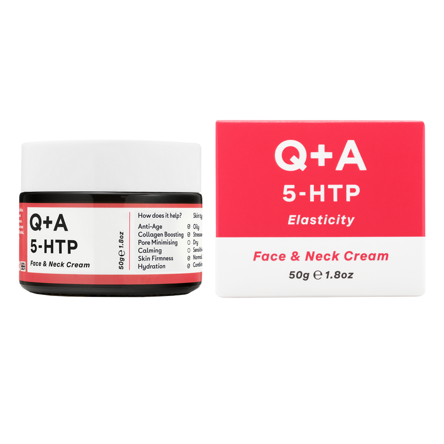 Крем для лица и шеи Q+A 5-HTP Face & Neck Cream 50g