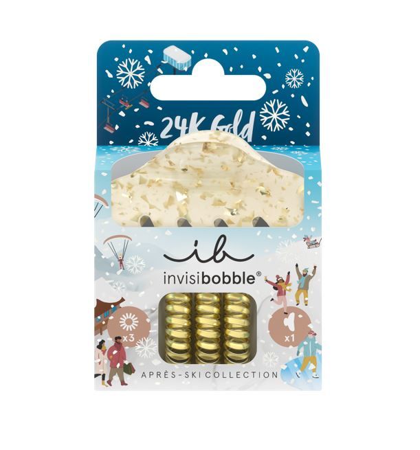 Подарочный набор invisibobble GIFT SET Apres Ski Golden Glamour