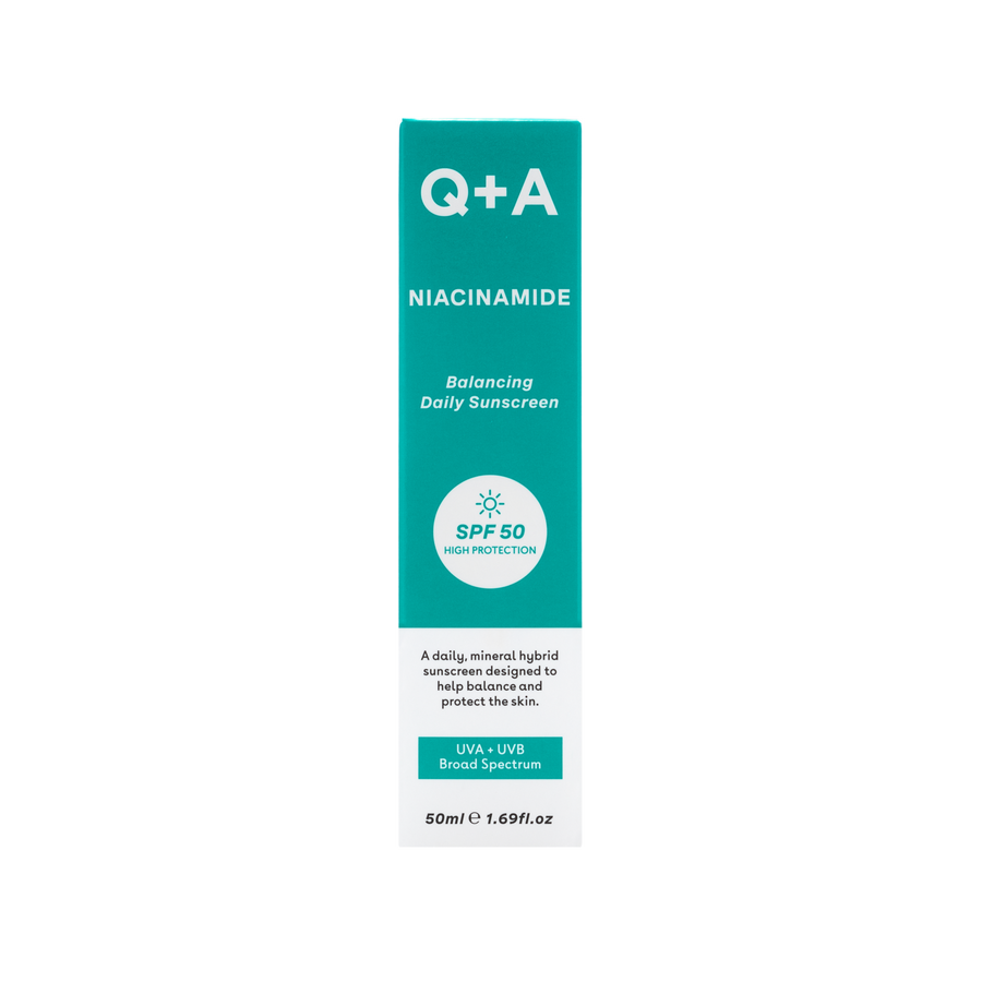 Балансирующий солнцезащитный крем для лица Q+A Niacinamide Balancing Daily Sunscreen 50ml