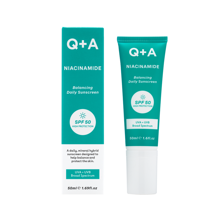 Балансирующий солнцезащитный крем для лица Q+A Niacinamide Balancing Daily Sunscreen 50ml