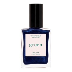 Лак для нігтів з глибоким темно-синім відтінком Manucurist Green&trade; Dark Night 15ml