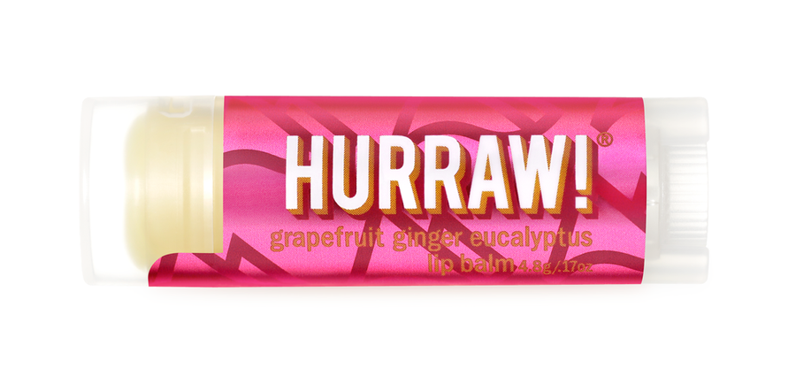 Бальзам для губ Hurraw! Kapha Lip Balm (Grapefruit Ginger Eucalyptus ) (4,8 г)