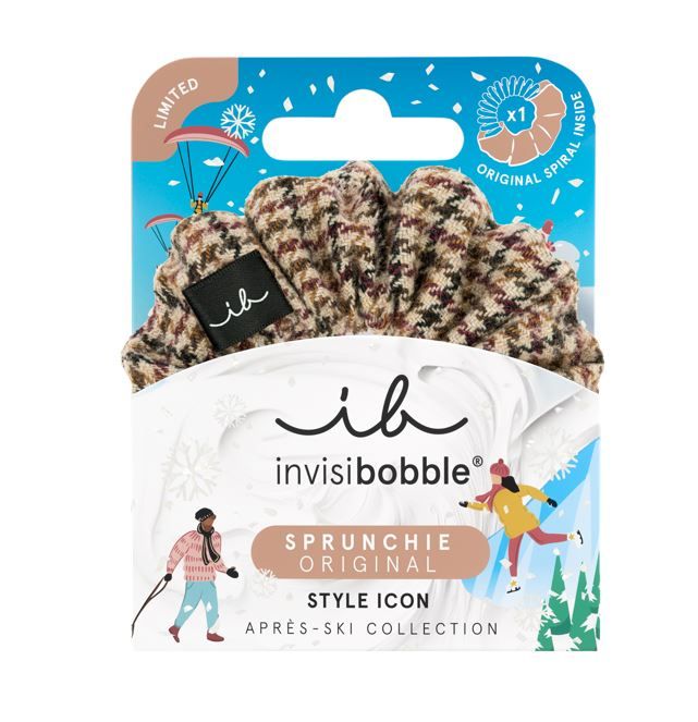 Резинка-браслет для волос invisibobble SPRUNCHIE Apres Ski Jacquard