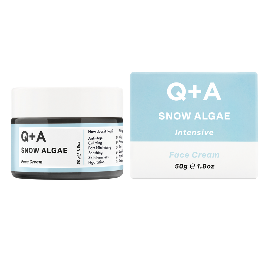 Крем для обличчя зі сніжною водорістю Q+A Snow Algae Intensive Face Cream 50g