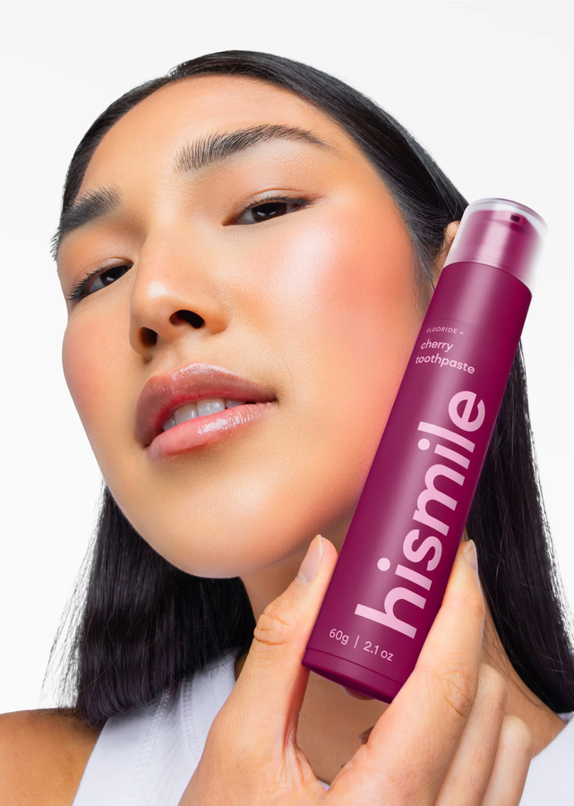 Зубна паста зі смаком вишні Hismile Cherry Toothpaste 60g