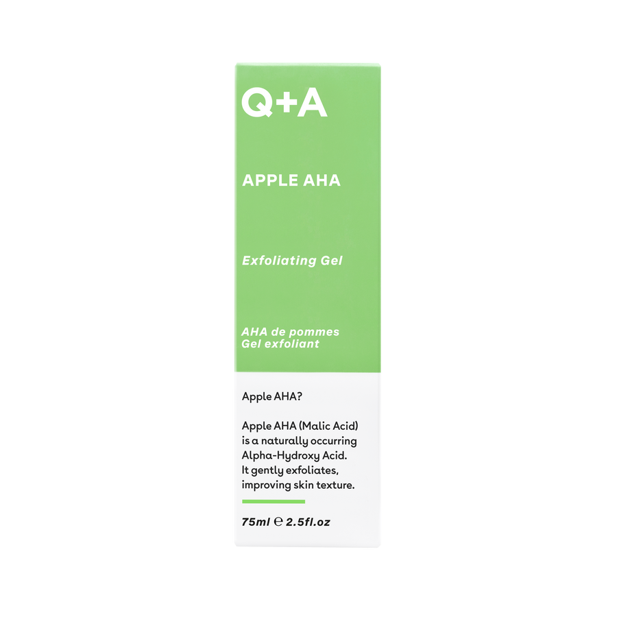 Отшелушивающий гель с кислотами для лица Q + A Apple AHA Exfoliating Gel 75ml
