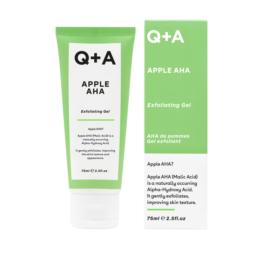 Відлущуючий гель з кислотами для обличчя Q+A Apple AHA Exfoliating Gel 75ml