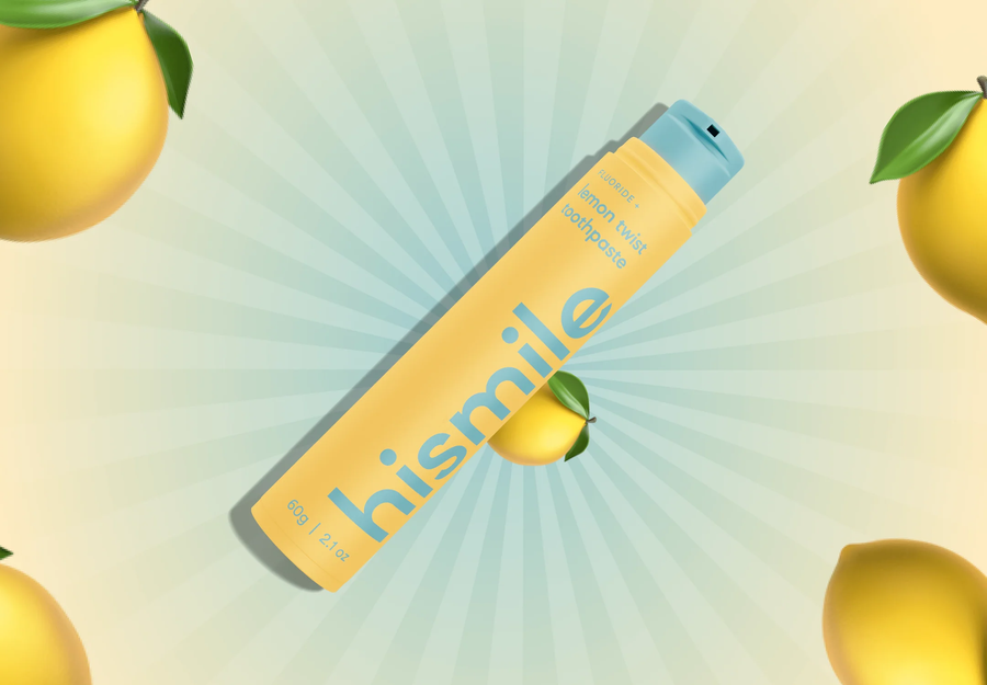 Зубна паста зі смаком лимону Hismile Lemon Twist Toothpaste 60g