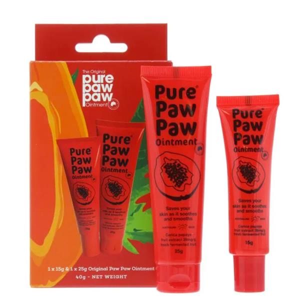 Набір відновлюючих бальзамів для губ Pure Paw Paw Duo Original