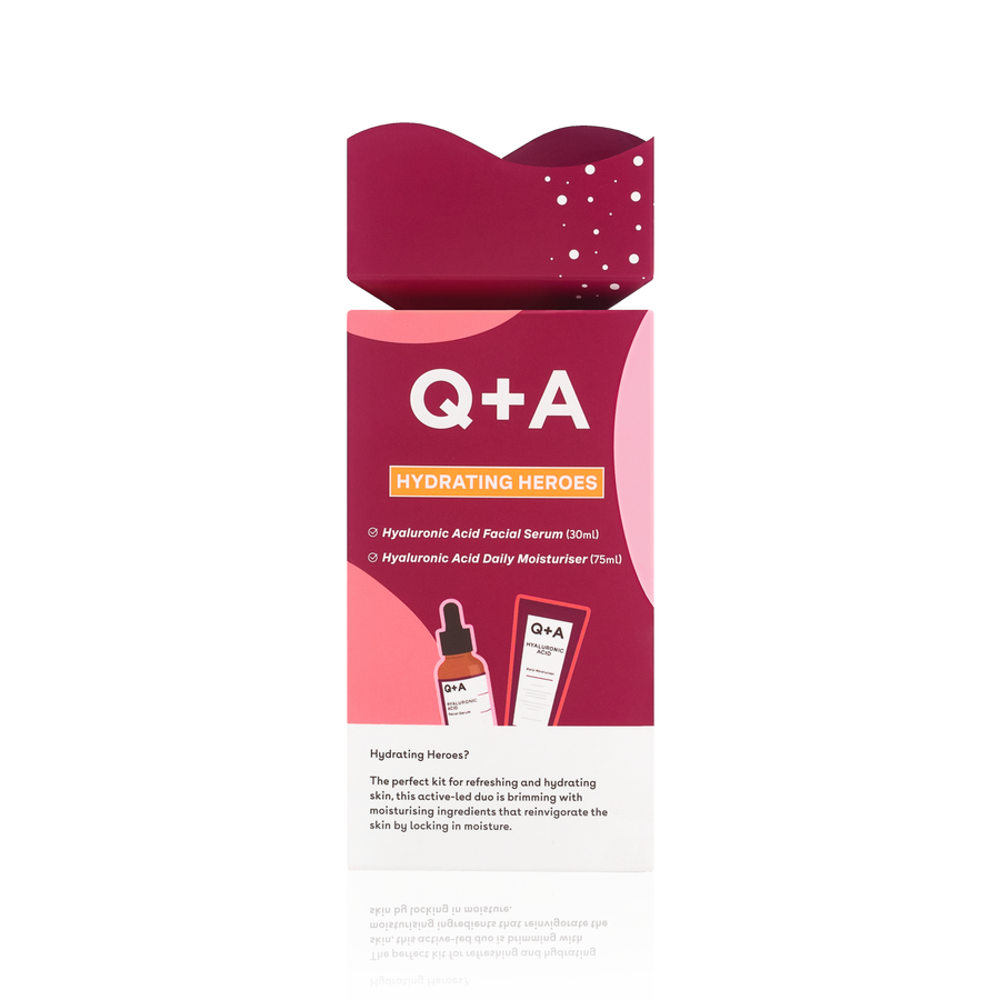 Подарочный набор для увлажнения кожи Q+A Hydrating Heroes Gift Set