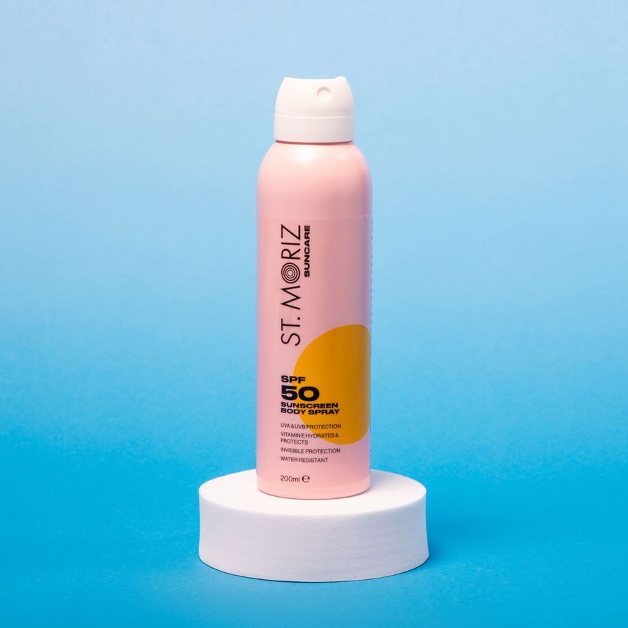 Сонцезахисний спрей для тіла St Moriz Suncare SPF 50 Body Spray 200ml