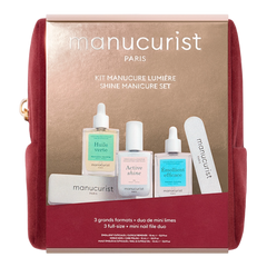 Подарунковий набір для догляду та комплексного манікюру Manucurist Shine Manicure Set