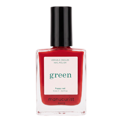 Лак для нігтів з помаранчево-червоним відтінком Manucurist Green&trade; Poppy Red 15ml